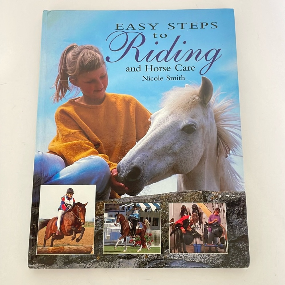 Easy Steps to Riding and Horse Care 1996 Used Book Horseback Riding
